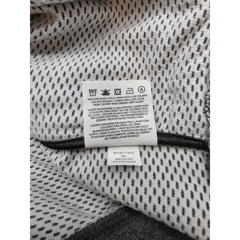 Nike Air Jordan Melo 10th Div 589124 New Full Zip Gray & Black Hoodie. Size 3X - Picture 14 of 14
